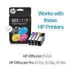 HP 923 Ink Cartridges 4-Pack for OfficeJet