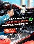 LISEN 54W Dual Port Fast Car Charger