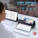 Mini Wireless Thermal Printer with Phone Holder