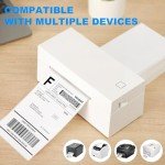MaxGear 4" x 6" Thermal Shipping Labels - 500 Pack
