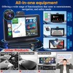 7-Inch Wireless CarPlay & Android Auto Screen