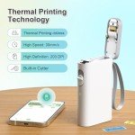 Bluetooth Label Maker with Tape - Mini Printer
