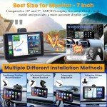 7-Inch Wireless CarPlay & Android Auto Screen