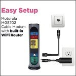 Motorola MG8702 High-Speed DOCSIS 3.1 Modem Router Combo