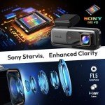 BOTSLAB 4K Dual Dash Cam with Night Vision