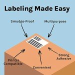White Sticker FBA Labels – 600 Adhesive Labels