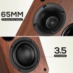 Saiyin 30W Bluetooth Bookshelf Speakers with Woofer