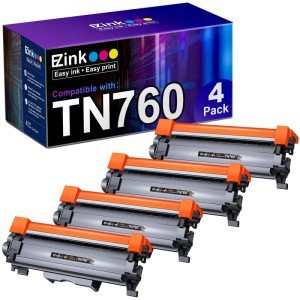 E-Z Ink TN760 Toner Cartridges (4 Pack)