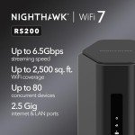 NETGEAR Nighthawk WiFi 7 Router - 6.5Gbps Speed