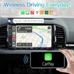 ATOTO Double Din Car Stereo with Wireless CarPlay