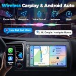 SJoyBring Wireless Double Din Car Stereo with Dash Cam