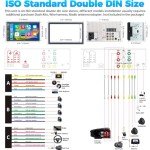 SJoyBring Wireless Double Din Car Stereo with Dash Cam