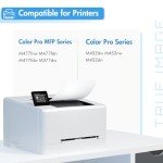 Toner Cartridge Replacement for HP 410X/410A (4 Pack)