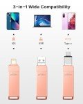 512GB MFi Certified High-Speed 3-in-1 Flash Drive