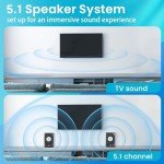 Acoustic Audio 5.1 Bluetooth Surround Sound System