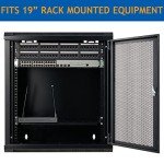 Tedgetal 6U Wall Mount Network Rack Cabinet
