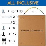 Tedgetal 6U Wall Mount Network Rack Cabinet