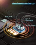 USB C Bluetooth Adapter for Car with FM Transmitter
