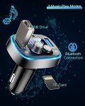 USB C Bluetooth Adapter for Car with FM Transmitter