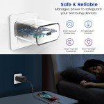 45W USB-C Fast Charger for Samsung Galaxy S23