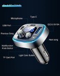 USB C Bluetooth Adapter for Car with FM Transmitter