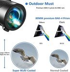 80x100 High-Powered Monocular Telescope for Adventures