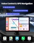 9" Wireless CarPlay Screen with Dash Cam & GPS