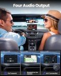 9" Wireless CarPlay Screen with Dash Cam & GPS