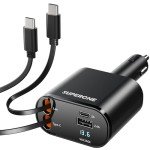 SUPERONE 4-in-1 Fast Charging Car Charger