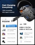 SUPERONE 4-in-1 Fast Charging Car Charger