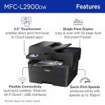 Brother MFC-L2900DW Wireless All-in-One Laser Printer