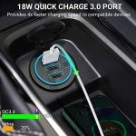 Dual USB C Car Charger Socket - 78W 2 Pack