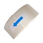 Dissolvable White Labels for Food Prep - 500 Pack
