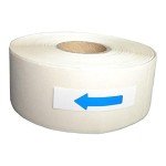 Dissolvable White Labels for Food Prep - 500 Pack