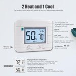 Aowel AW721 Non-Programmable Heat Pump Thermostat