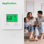 Wengart Non-Programmable LCD Thermostat for Home