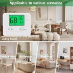 Wengart Non-Programmable LCD Thermostat for Home