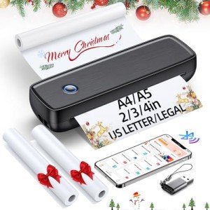 Wireless Portable Thermal Printer for Travel & Home