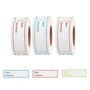 375 PCS Self-Adhesive Freezer Food Storage Labels