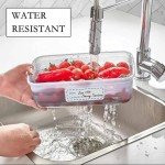 375 PCS Self-Adhesive Freezer Food Storage Labels