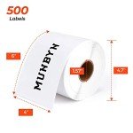 MUNBYN 4x6 Thermal Shipping Labels - 500 Pack
