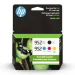 HP 952 Ink Cartridges 4-Pack – Cyan, Magenta, Yellow, Black