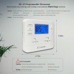 Multi-Stage Programmable Thermostat with Blue Backlight