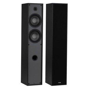Dayton Audio T65 Floor-Standing Speakers - Black Pair