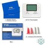 Heagstat 5-1-1 Day Programmable Thermostat
