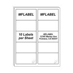 MFLABEL 2x4 Shipping Address Labels - 500 Pack
