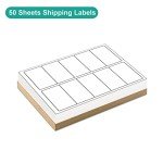 MFLABEL 2x4 Shipping Address Labels - 500 Pack