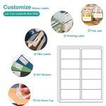 MFLABEL 2x4 Shipping Address Labels - 500 Pack