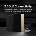 QNAP TS-264 2-Bay High-Performance NAS with 4TB Storage