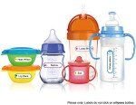 Self-Laminating Waterproof Baby Bottle Labels, 64-Pack